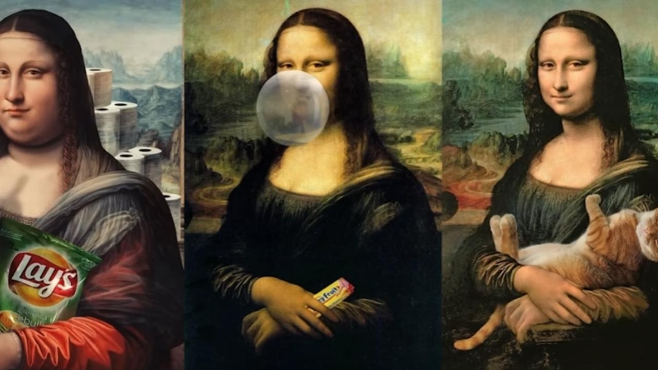 Gravata Mona Lisa Three Rooker - 100% Microfibra 147cm Bronzeado