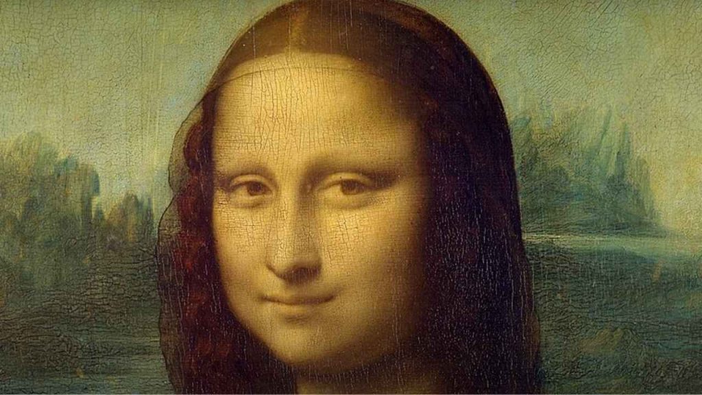 background of art of Mona Lisa 