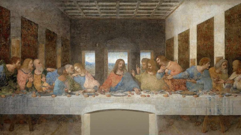 Leonardo da Vinci's famous 'The Last Supper.'
