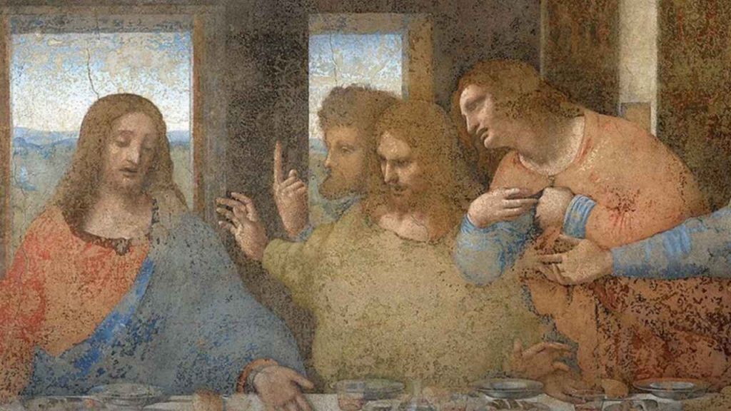 Leonardo da Vinci painted 'The Last Supper' the moment Jesus announces that one of his disciples will betray him