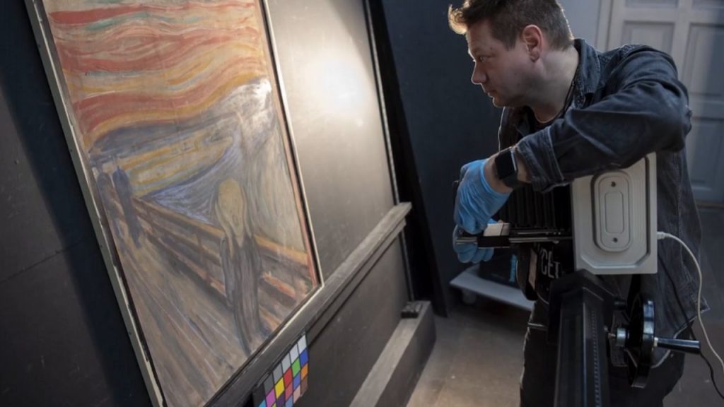 The conservation challenges facing 'The Scream' reflect both its age and its unconventional materials.