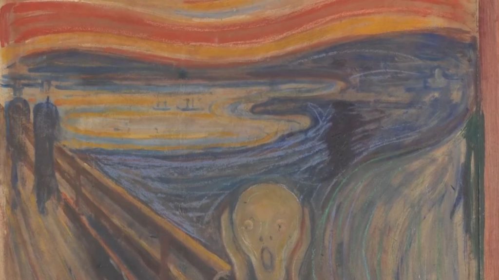 have you ever felt the kind of overwhelming anxiety or existential dread that Munch captures here?