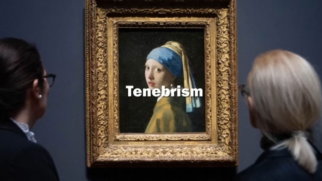 This dramatic contrast, known as tenebrism,