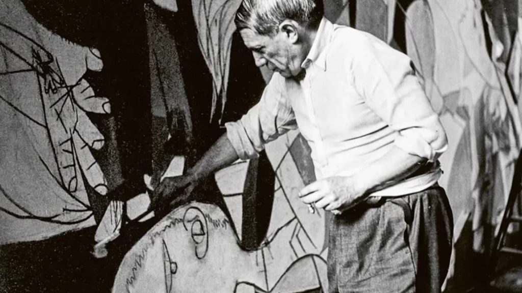 Picasso worked on Guernica for over a month