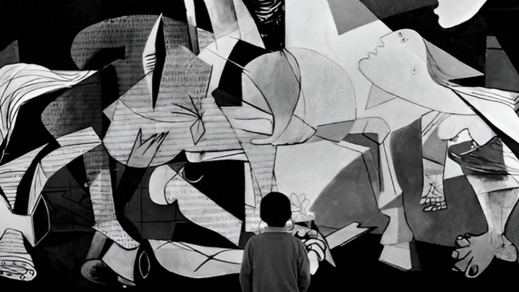 The painting's exhibition history is as compelling as the work itself