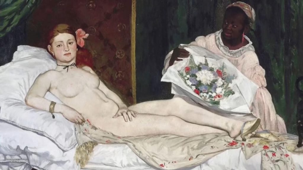 Her pose, borrowed from Titian, was both homage and challenge