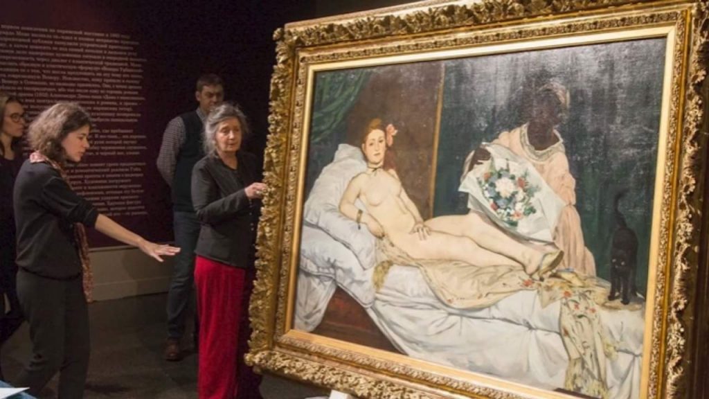 Olympia forced confrontation with contemporary reality