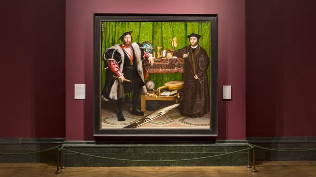 What aspect of "The Ambassadors" strikes you most powerfully?