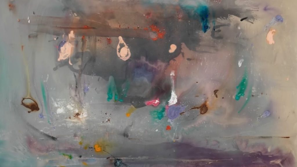 Try the 'weather method' - if this painting were weather, what would it be? 