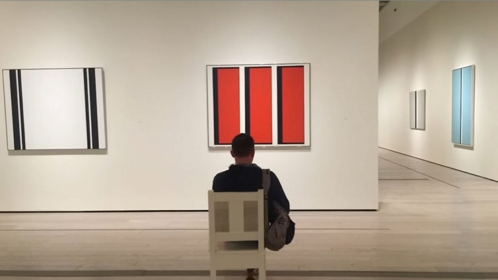 Here's a practical exercise: spend at least five minutes with one abstract work. 