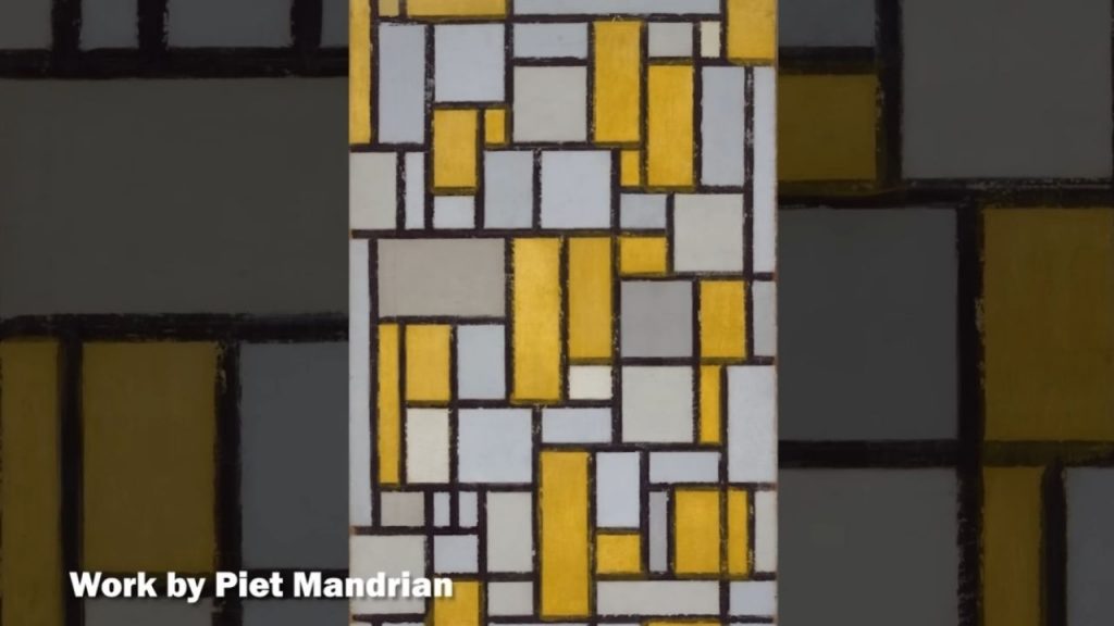 Mondrian's grids represent his theosophical beliefs about universal harmony.