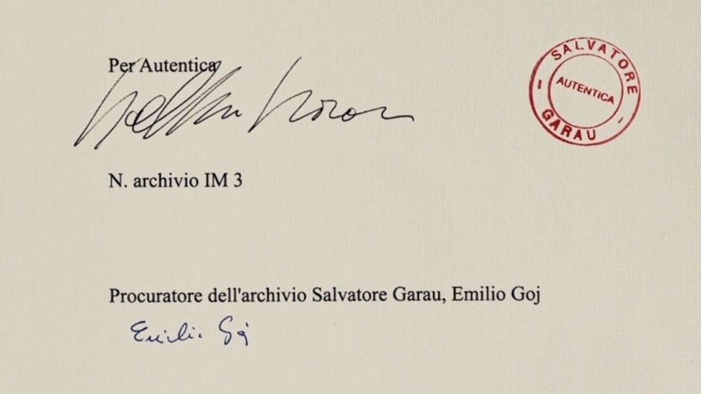 certificate of authenticity