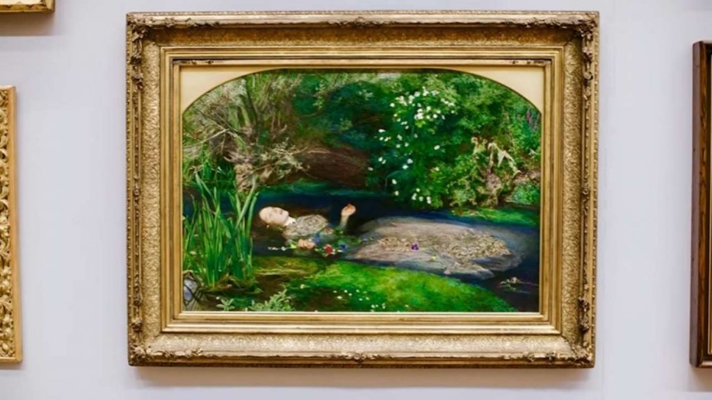 this masterpiece depicts a scene from Shakespeare's Hamlet