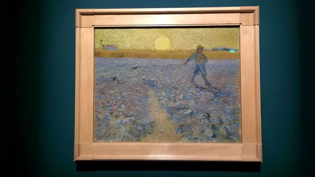 The yellows seem to glow from within, the brushstrokes create actual relief patterns, the scale envelops you in Van Gogh's vision.
