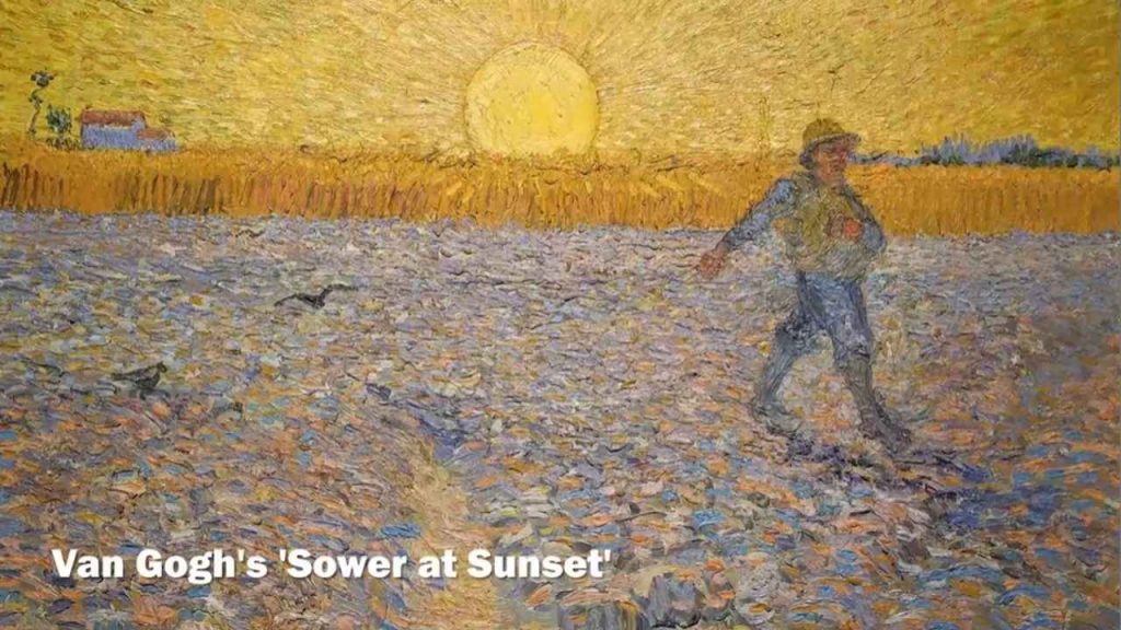 It's Van Gogh's visual meditation on one of Christ's most important parables