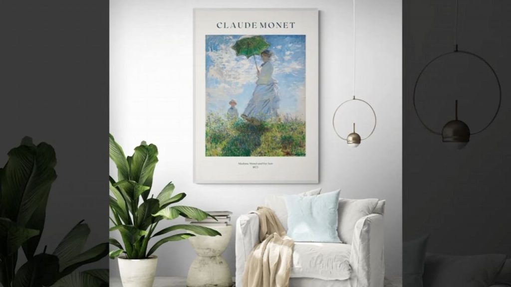 The influence of photography on this composition is worth considering