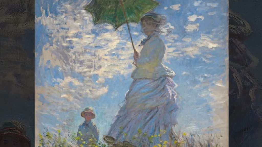 Monet understood that white fabric in sunlight doesn't actually look white - it reflects every color in its environment.