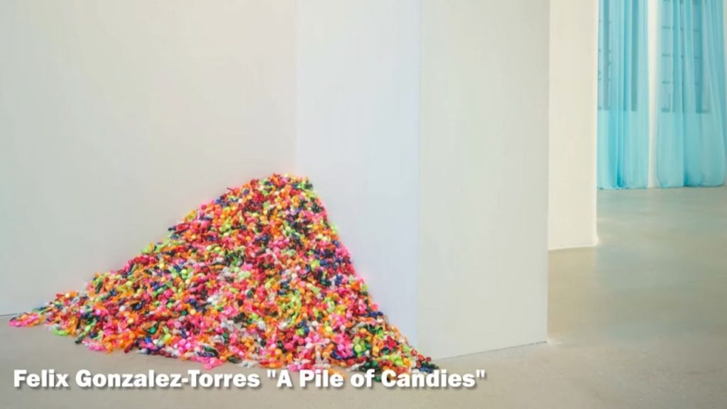 Felix Gonzalez-Torres created a pile of candy