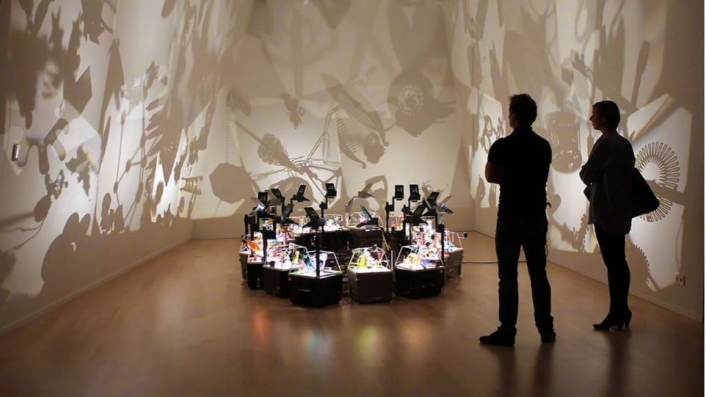 Always consider how the size of the installation relates to your body and what emotional response that relationship creates.