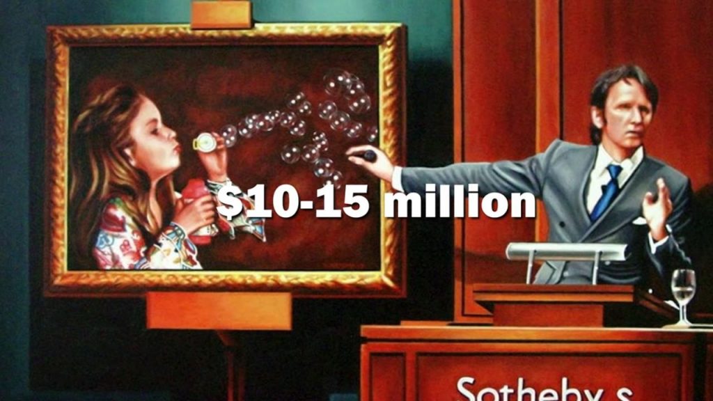 Within a few years, this same artwork appears at a prestigious auction house with an estimated value of $10-15 million.