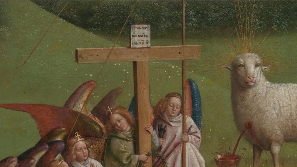 These hidden elements suggest that the altarpiece functioned as a kind of spiritual encyclopedia, encoding complex theological and philosophical ideas in visual form.