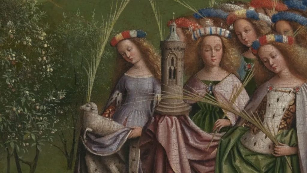 by rendering the physical world with supernatural clarity, Van Eyck suggests that divine truth can be found in careful observation of God's creation.