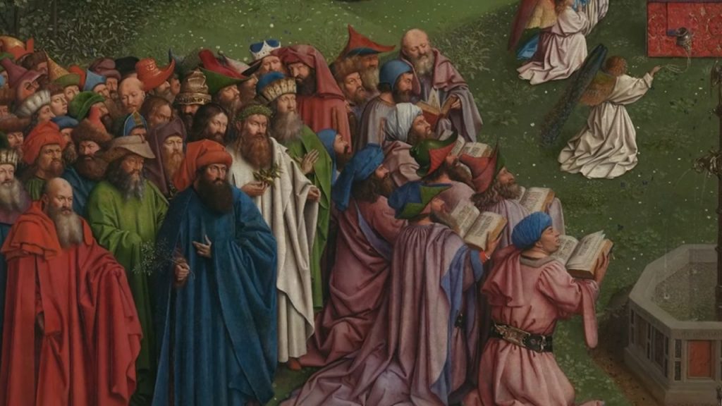 Figures within the altarpiece were revealed to be portraits of important Ghent citizens