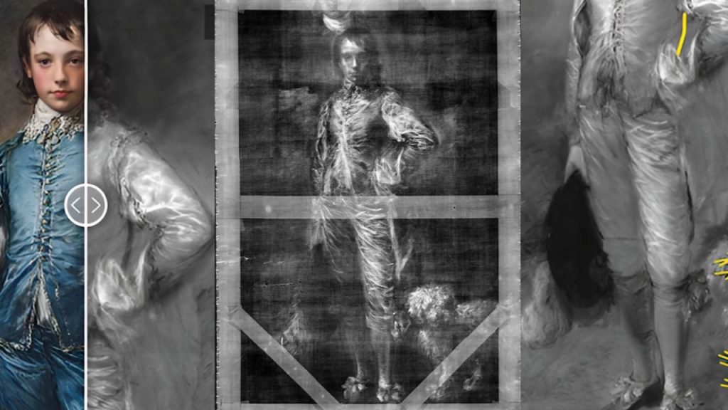 X-ray examination reveals changes he made during the painting process