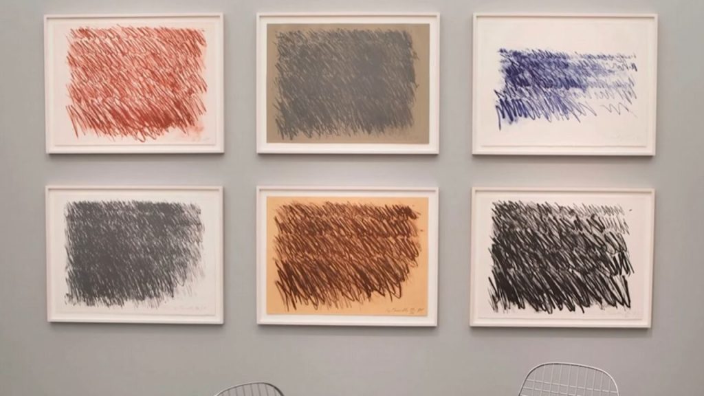 Twombly's marks reference multiple traditions simultaneously