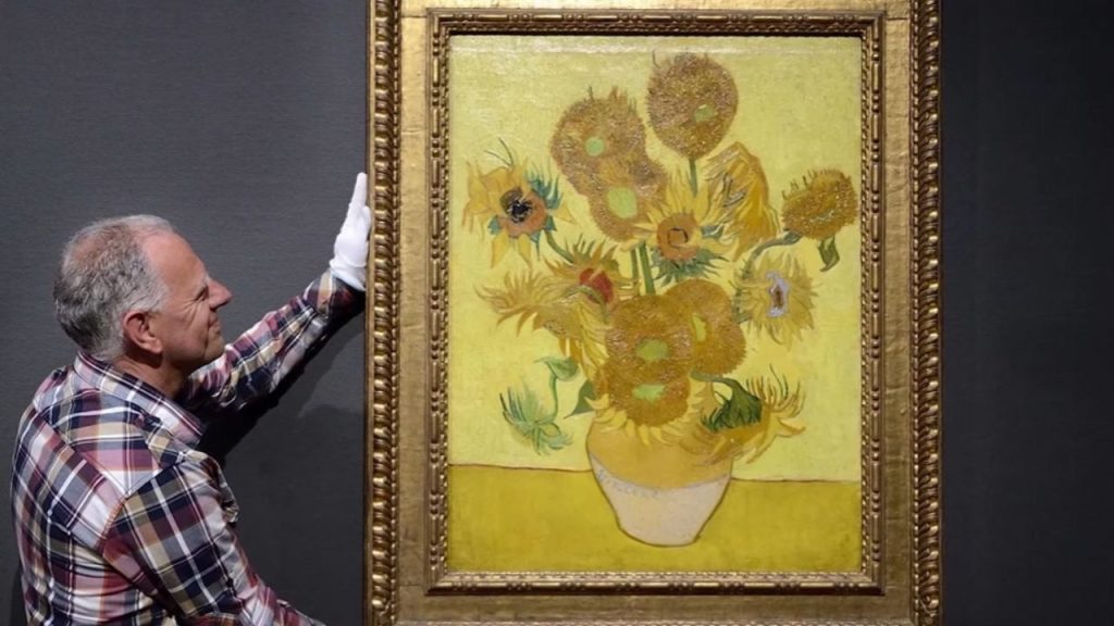 The painting technique itself carries emotional content.